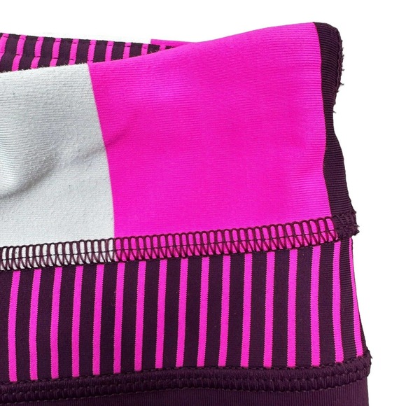Lululemon Run Inspire Crop II Leggings Women’s Size 8 Purple Pink Colorblock - Picture 5 of 15